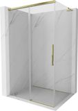 Mexen Rox L cabine de douche porte coulissante 100 x 80 cm, transparent, or