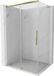 Mexen Rox L cabine de douche porte coulissante 100 x 80 cm, transparent, or