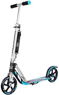 Hudora 14709 Bigwheel 205-Het Origineel Met Rx Pro Technologie-Tret-Roller Inklapbare City-Scooter, Blauw/Zwart