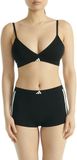 adidas Sportswear TRIANGLE WRAP BRALETTE - Sport Active Essentials Cotton 3 Stripes – Damen Onderbroek - zwart