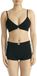 adidas Sportswear TRIANGLE WRAP BRALETTE - Sport Active Essentials Cotton 3 Stripes – Damen Onderbroek - zwart