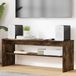 Merkloos Wan GmbH Tv meubel - Mediameubel Kast - Media Opslag - Elegante Houttextuur - 100 cm Breed - Rookeiken