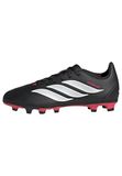 adidas uniseks-kind Predator Club Firm Ground/Multi Ground Football Boots Kids Shoes, Core Black/Ftwr White/Lucid Red, 38 EU
