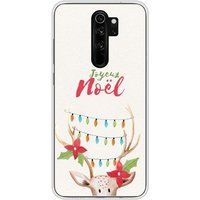Xiaomi Redmi Note 8 Pro Beschermende siliconen case lichtgevend rendier