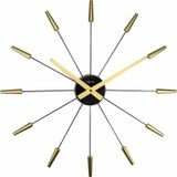 NeXtime 2610GO Wandklok - Goud - Ø 58 cm