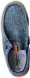 Elong Lage mocassin met veters Blauw