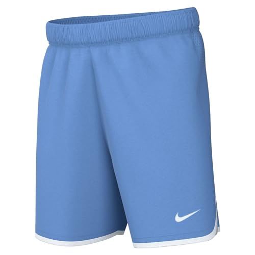 Nike Uniseks-Kind Shorts Y Nk Df Lsr V Short W - DH8408-412 - Maat M - Blauw/Wit
