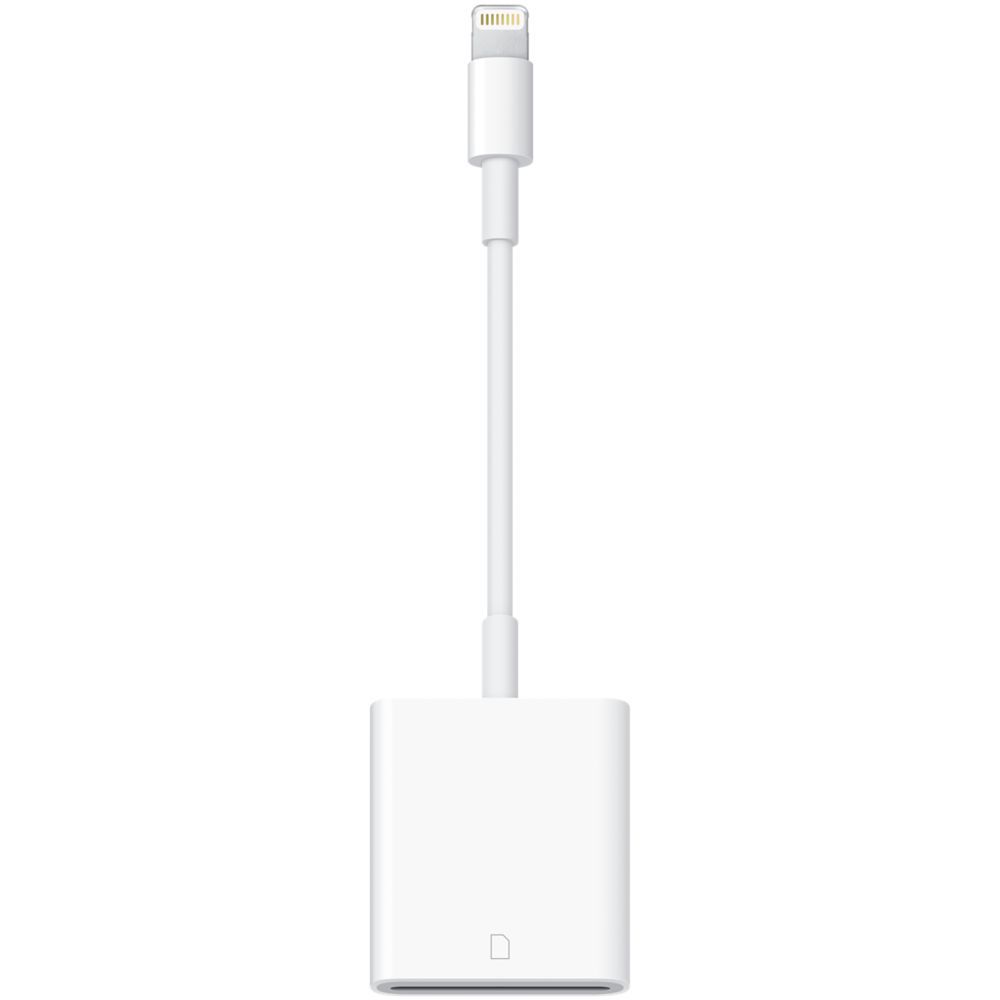 Apple Lightning naar Camera SD kaartlezer - Wit - MD822ZM/A