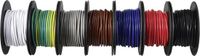TRU COMPONENTS TC-12112372 Wire 1.5 mm² Black, White, Red, Blue, Brown, Grey, Yellow-green 1 set(s)