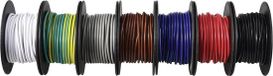 TRU COMPONENTS TC-12112372 Wire 1.5 mm² Black, White, Red, Blue, Brown, Grey, Yellow-green 1 set(s)