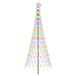 vidaXL - LED - kerstboom - 250 cm - 290 LED's - Meerkleurig