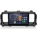 Carplay, Android 15, autoradio pour Opel Vivaro C, Zafira Life, années de modèle 2019-2023, avec navigation GPS, Wi-Fi, Bluetooth, DAB+, commande au volant, connexion USB, DSP et 2+64G