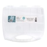 opbergdoos We R Divider Box Translucent Plastic Opslag, 12 inch x 10 inch x 2,4 inch