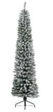 Kaemingk Everlands Pencil Pine Snowy kunstkerstboom - wit/sneeuw - H 180cm