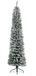 Kaemingk Everlands Pencil Pine Snowy kunstkerstboom - wit/sneeuw - H 180cm