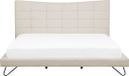 Beliani LANNION - Bed - 180x200cm - Beige - Stof