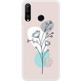 P30 Lite Summer strand bedrukt siliconen hoesje
