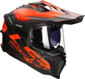 LS2 MX701 Explorer Alter Mat Zwart Fluo Oranje 06 Adventure Helm - Maat M