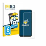 BROTECT Screenprotector voor Samsung Galaxy M05 - Folie Beschermfolie transparant 6 Stuks