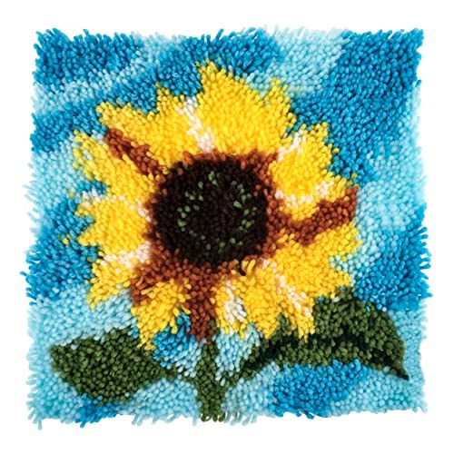 Trimits Klink Haak Kit - Zonnebloem - 30 x 30cm - GCK098