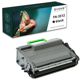 EVOKE Brother TN-3512 Zwart Toner | 12000 Pagina's