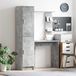 Maison Exclusive - Table, 2 pièces, couleur béton gris