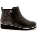Pédiconfort Bottines à double fermeture éclair pour femme