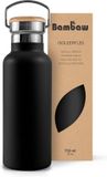 Bambaw 750ml RVS Thermosfles - Zwart