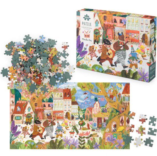 Moulin Roty Les Minouchkas Puzzel - 500 Stukjes