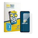 BROTECT Screenprotector 3 Stuks voor Lagenio A12 Beschermglas transparant