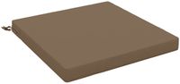 vidaXL - Zitkussen - SOEST - 100% Polyester - Taupe - 80 x 80 x 7 cm