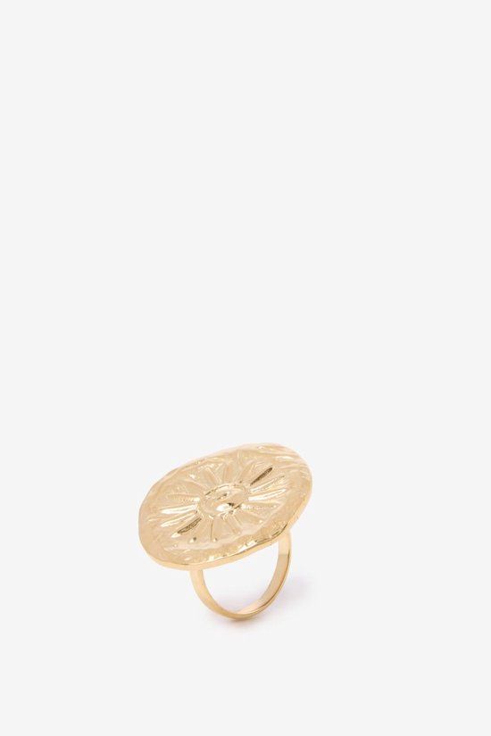 Sissy-Boy Gold plated ring met zon