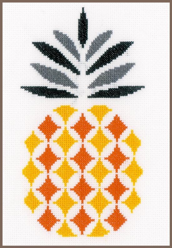 Vervaco Ananas Borduurpakket