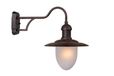 Lucide ARUBA Lampe murale extérieure Ø 25 cm IP44 Brun rouille