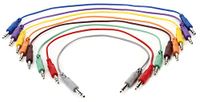 Hosa CSS845 patchkabel (6,3 mm TRS-dubbelzijdig 1,5 ft) (8 stuks)