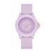 Skechers horloge voor dames, paars gekleurd Quartz uurwerk met drie handen en Siliconen band