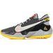 Nike Chaussure basse Zoom Freak 2 pour hommes, noir/argent métallique/gris particule