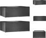vidaXL Tuinmeubelhoes - Zwart - 300x250x90 cm