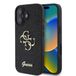 GUESS 4G Logo Glitter Back Case - Noir - Apple iPhone 16