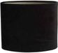 Light & Living Abat-jour Velours - Noir - 30x15x25cm