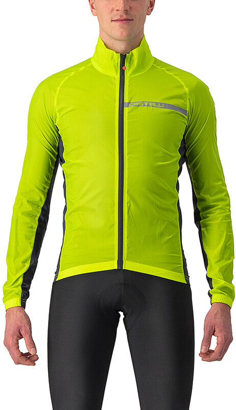 Castelli Castelli Squadra Stretch Jas Heren, geel