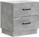vidaXL Nachtkastje Betongrijs 43 x 34,5 x 44,5 cm Bewerkt hout