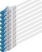 1aTTack.de 0,5 m Cat6a SF/UTP (S-FTP) Wit Netwerkkabel
