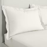 Bianca 200 Thread Count Katoen Percal Oxford Kussensloop Paar Crème