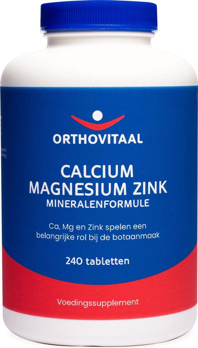 Orthovitaal Calcium Magnesium Zink Mineralenformule Tabletten - 8718924295618