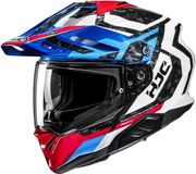 HJC RPHA 60 Dakar Adventure Motorhelm - Wit/Rood/Blauw - Maat XS