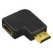 LogiLink AH0008 adaptateur HDMI, angle 90°, plat, 4K, 30 Hz, noir