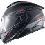 Nexx X.Lifetour Globe Zwart Mat Rood Systeemhelm