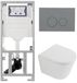 Geberit QeramiQ Dely Toiletset - Blanc mat