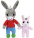 JEMINI Set de 2 peluches douces, Trotro et Zaza
